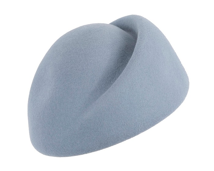 Fascinators Online - Designers light blue felt winter fashion hat by Max Alexander