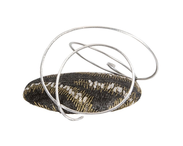 Black & Silver fascinator by Fillies Collection - Image 6