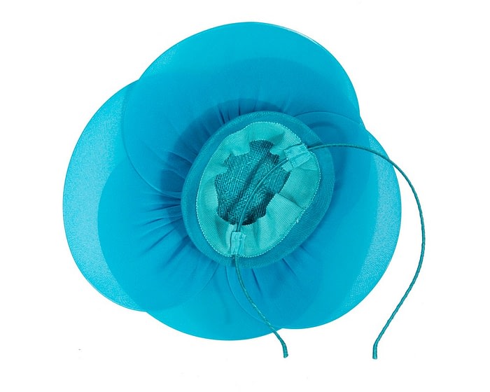Blue flower fascinator - Image 4