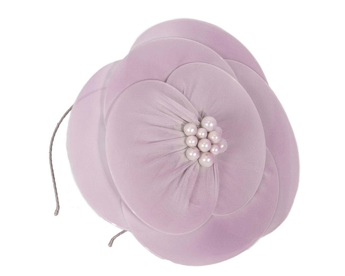 Lilac flower fascinator - Image 2