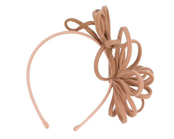Beige felt loops winter fascinators - Image 4