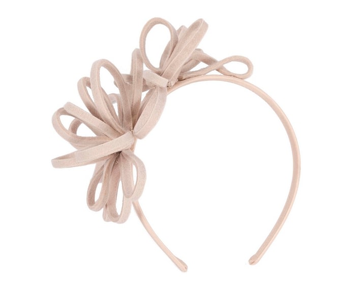 Fascinators Online - Sand felt loops winter fascinators