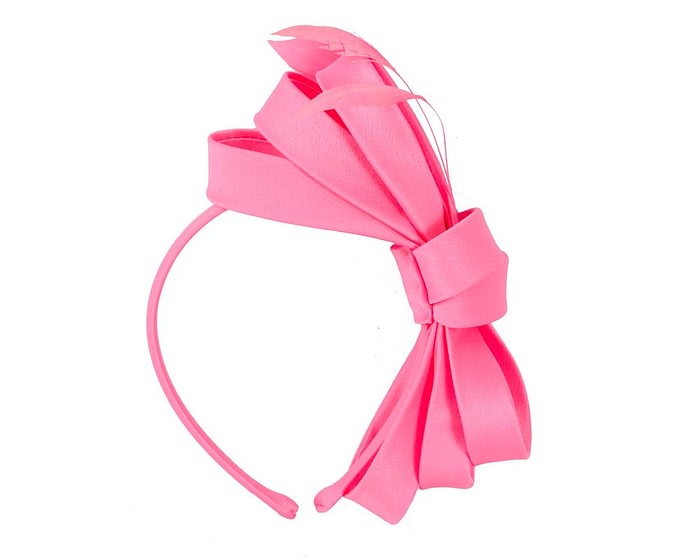 Hot Pink bow racing fascinator by Max Alexander - Image 4