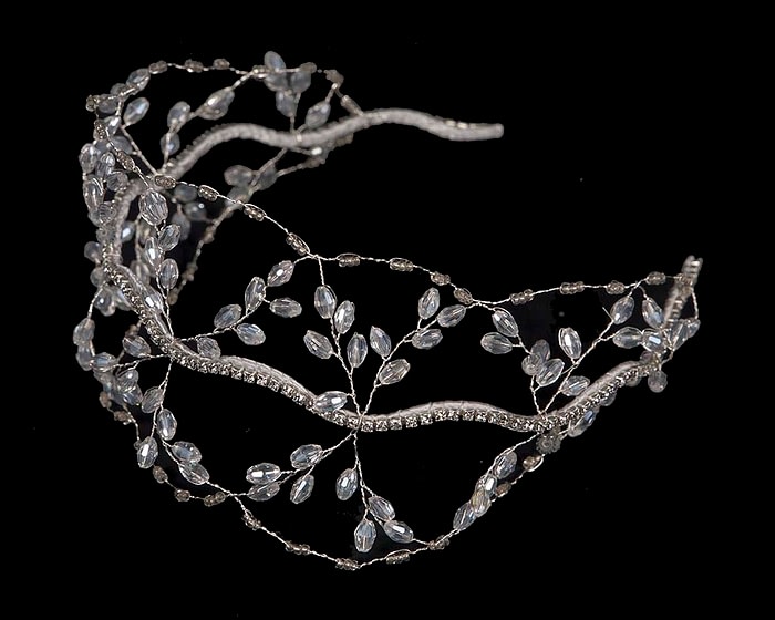 Delicate white fascinator headband - Image 2