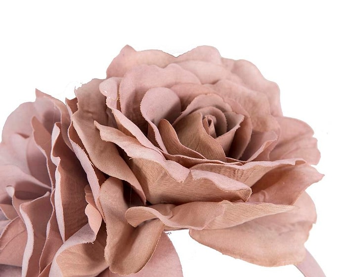 Max Alexander Graceful Dusty Pink Flower Headband - Image 3