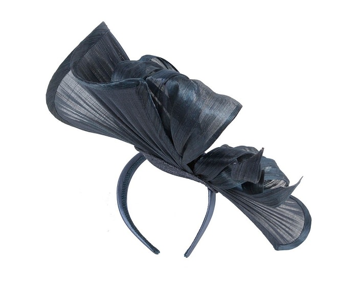 Tall Navy Fillies Collection Fascinator - Image 4