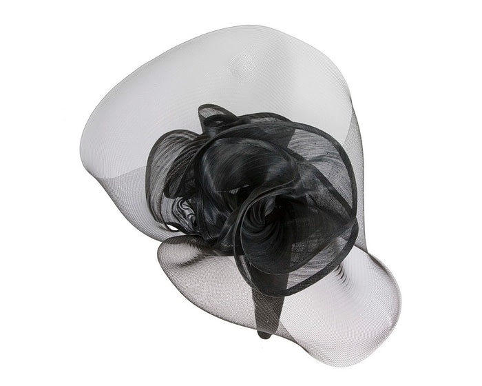 Tall black Fillies Collection fascinator - Image 3