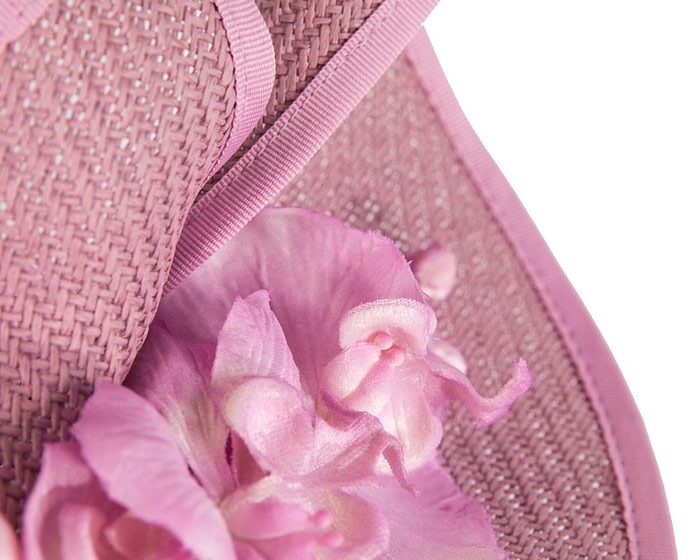 Lilac fascinator with orchid by Fillies Collection - Image 5