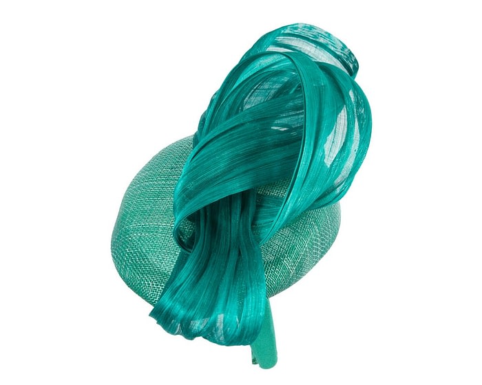 Teal pillbox with bow by Fillies Collection S307 - Image 3
