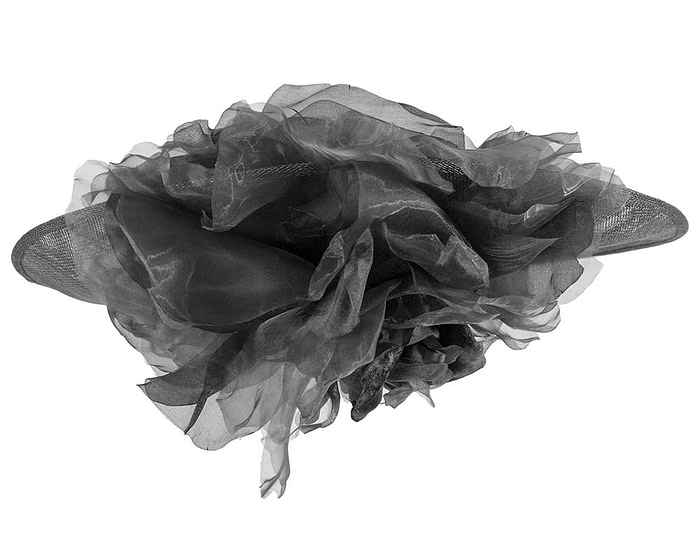 Large Fillies Collection Black Fascinator Hat - Image 6