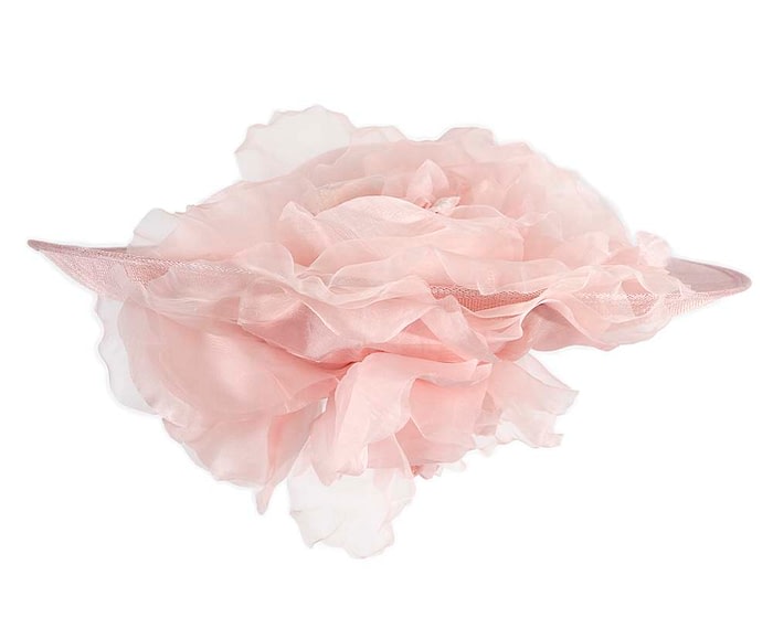 Large Fillies Collection Dusty Pink Fascinator Hat - Image 6