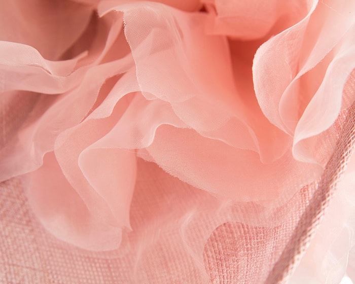 Large Fillies Collection Dusty Pink Fascinator Hat - Image 5