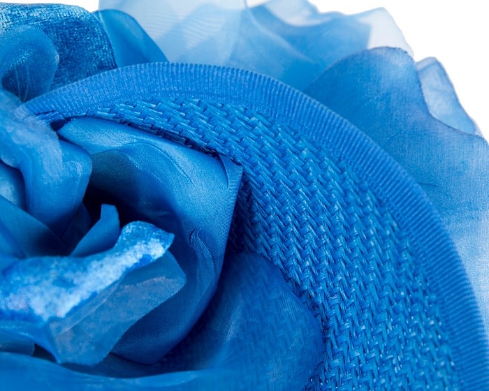 Royal Blue flower fascinator by Fillies Collection - Image 5