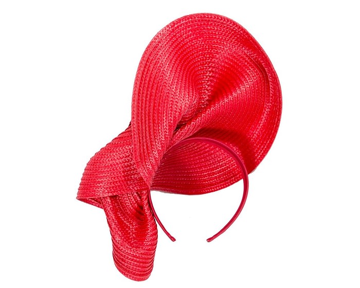 Astonishing red fascinator with orchids by Fillies Collection - Image 4