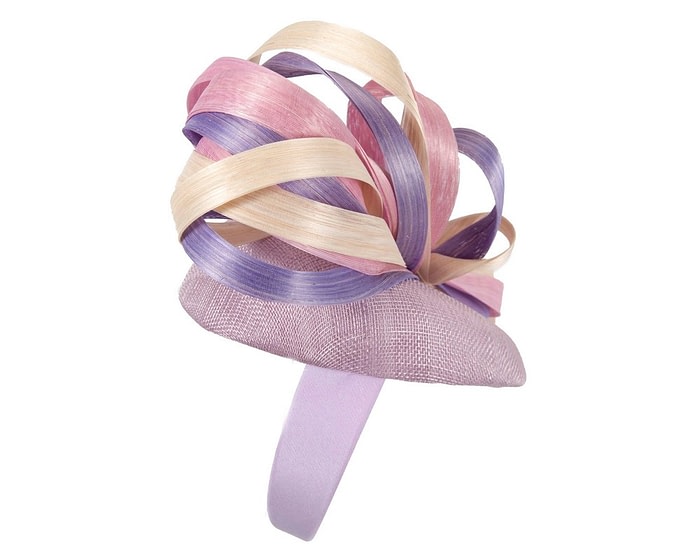 Vibrant multicolor pillbox fascinator by Fillies Collection S302LICPI - Image 4