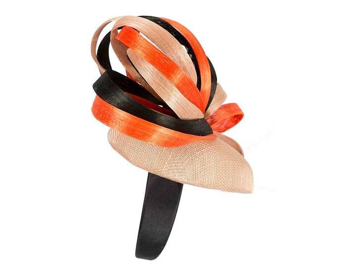Vibrant multicolor pillbox fascinator by Fillies Collection - Image 4