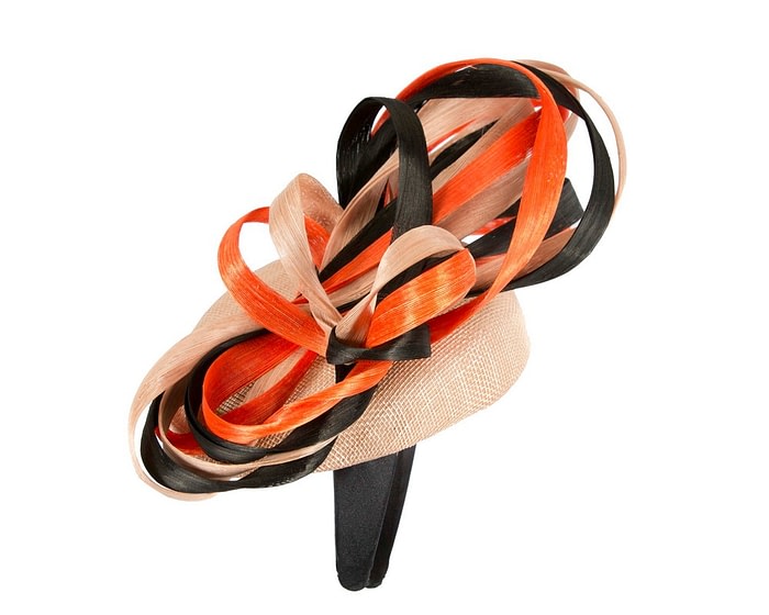 Vibrant multicolor pillbox fascinator by Fillies Collection - Image 3