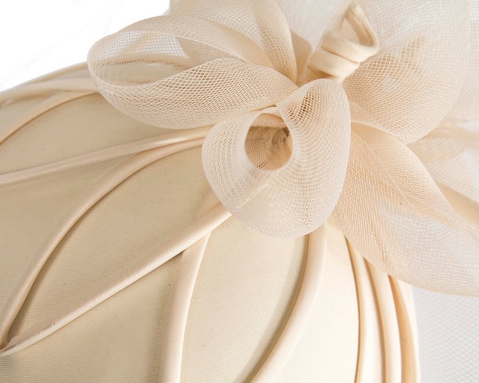 Custom Made Champagne Special Occasion Hat - Image 6