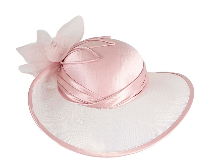 Custom Made Pink Special Occasion Hat - Image 8