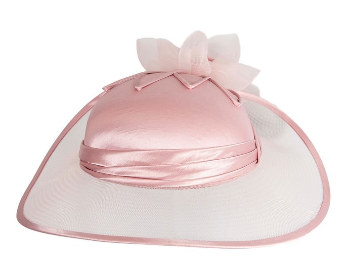 Custom Made Pink Special Occasion Hat - Image 5