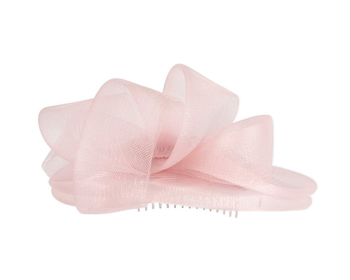 Pink custom made cocktail hat by Cupids Millinery - Image 6