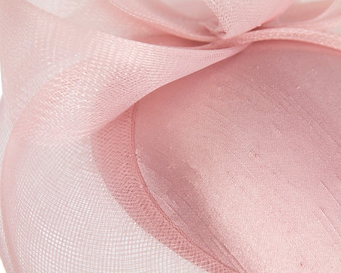 Pink custom made cocktail hat by Cupids Millinery - Image 5