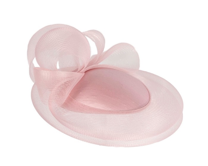 Pink custom made cocktail hat by Cupids Millinery - Image 4