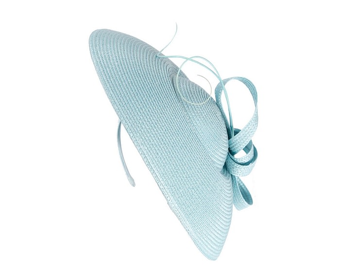 Light Blue Max Alexander PU Braid Saucer Fascinator - Image 6