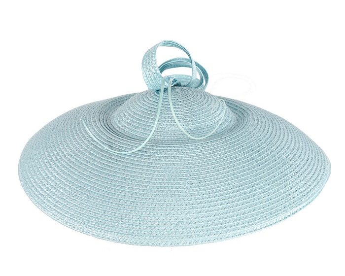 Light Blue Max Alexander PU Braid Saucer Fascinator - Image 4