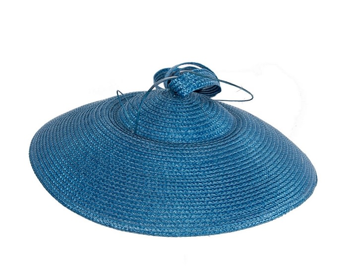 Royal Blue Max Alexander PU Braid Saucer Fascinator - Image 3