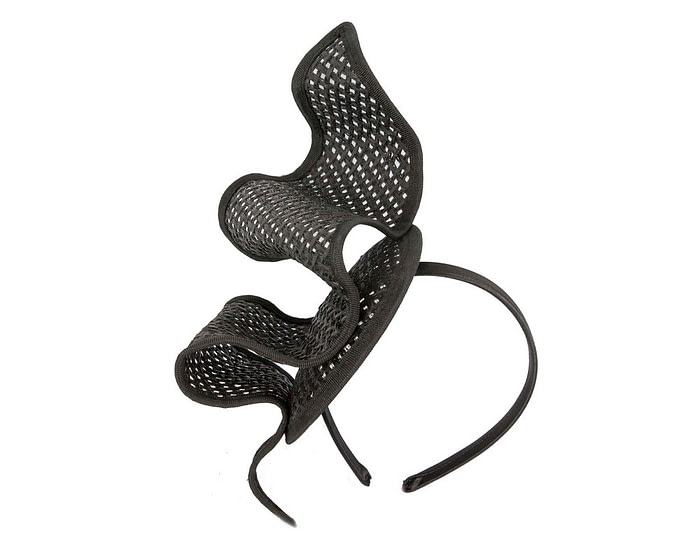 Patterned Black Max Alexander racing fascinator - Image 2