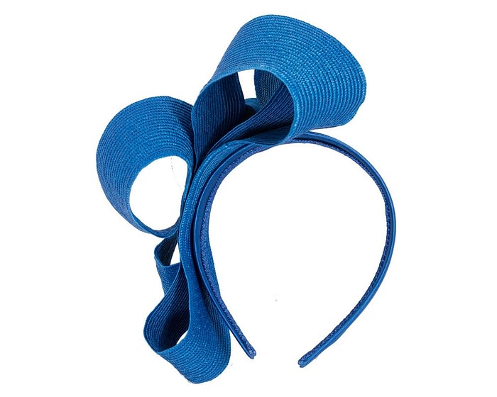 Royal Blue loops racing fascinator by Max Alexander - Image 4