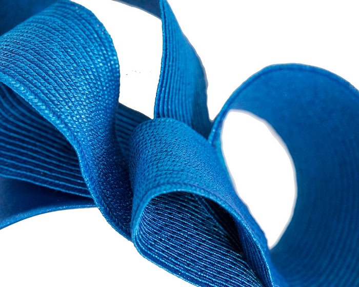 Royal Blue loops racing fascinator by Max Alexander - Image 3