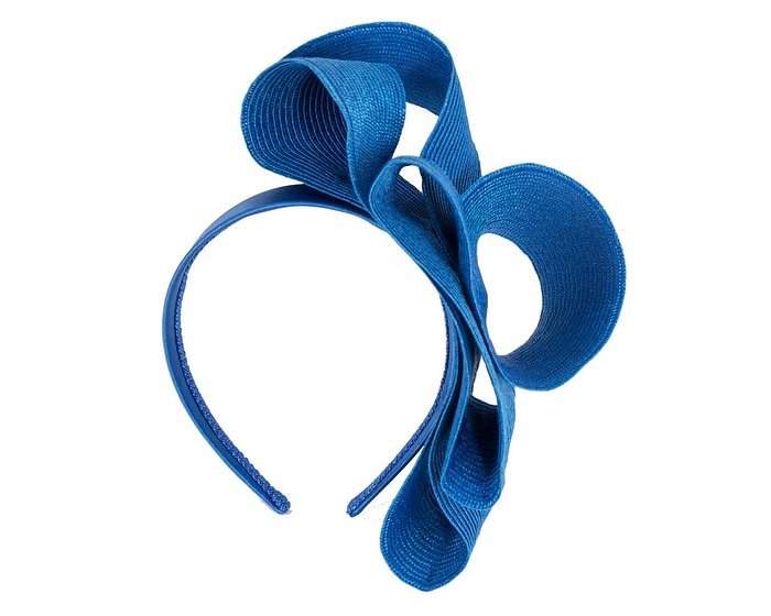 Royal Blue loops racing fascinator by Max Alexander - Image 2