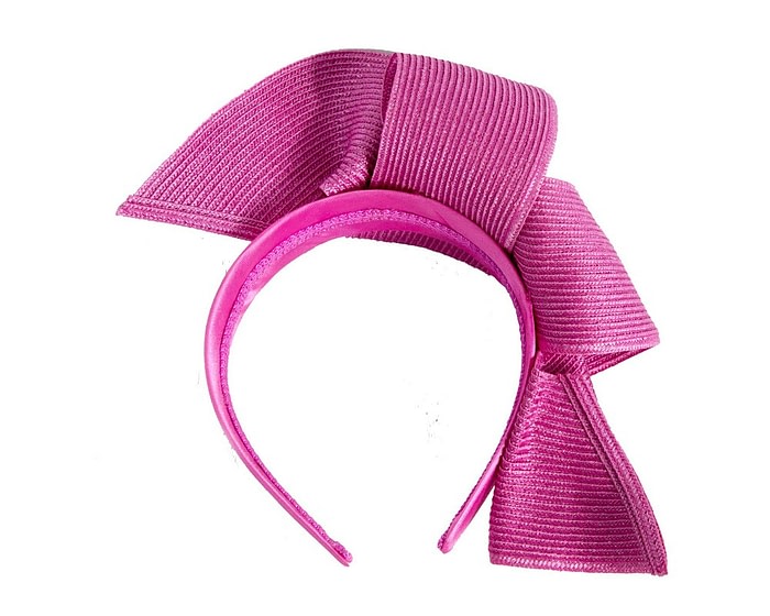 Stylish fuchsia fascinator by Max Alexander - Image 4