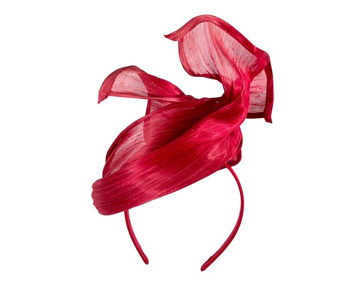 Fascinators Online - Constructed red fascinator by Fillies Collection