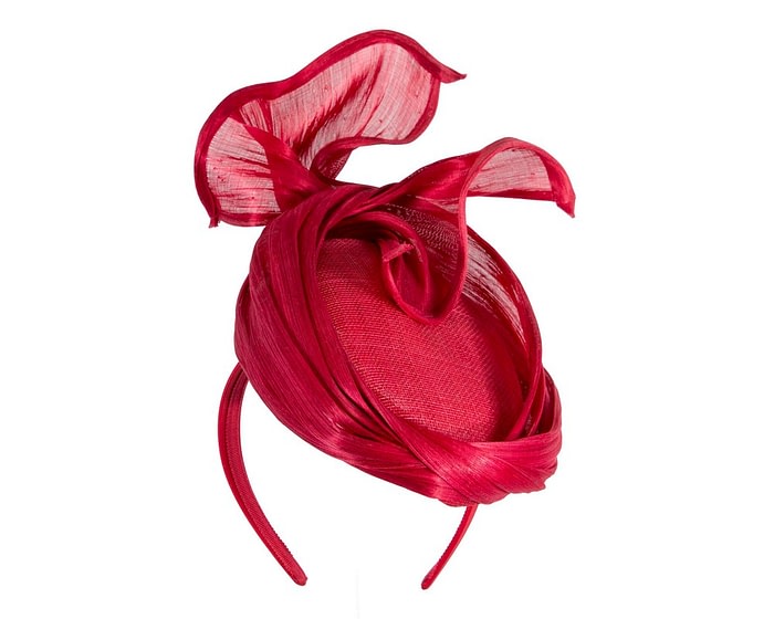 Fascinators Online - Constructed red fascinator by Fillies Collection