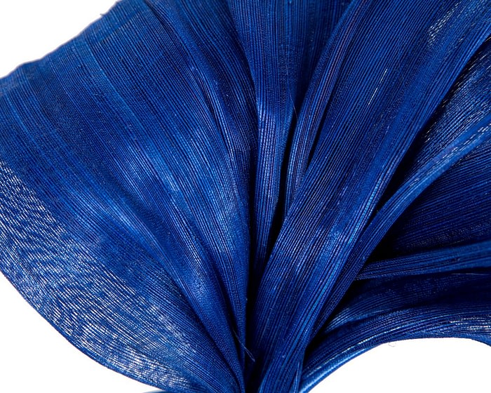 Royal blue bow racing fascinator by Fillies Collection - Image 3