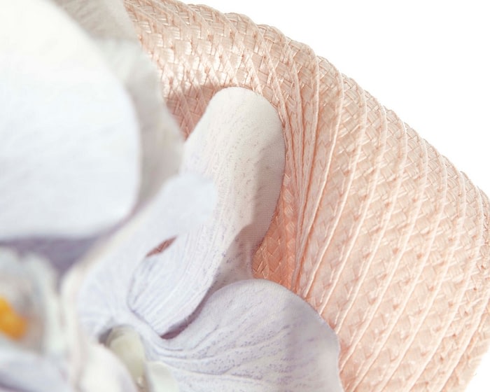 Astonishing pink & lilac fascinator with orchids by Fillies Collection - Image 5
