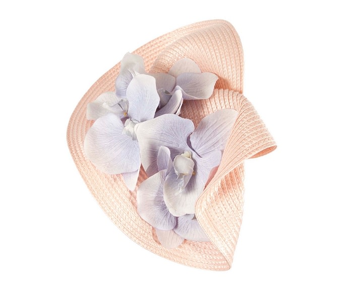 Astonishing pink & lilac fascinator with orchids by Fillies Collection - Image 3
