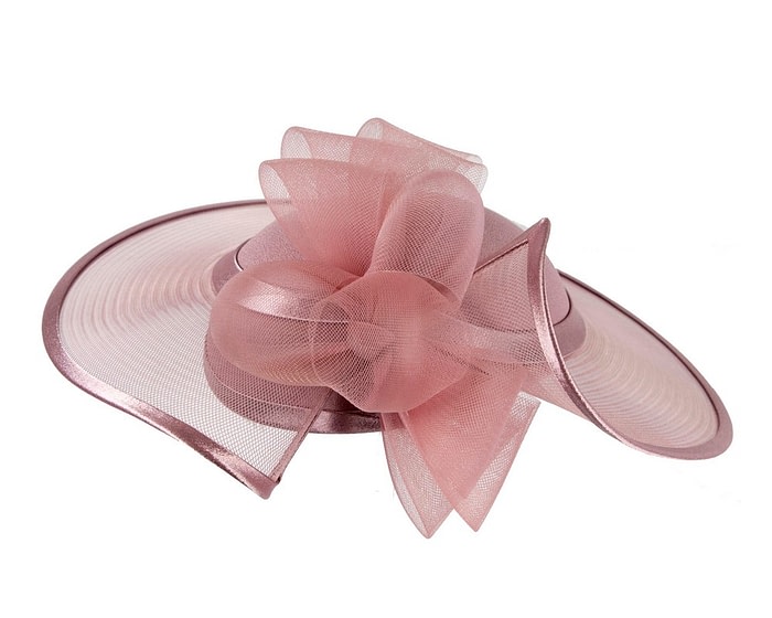Mauve custom made Mother of the Bride hat - Image 7