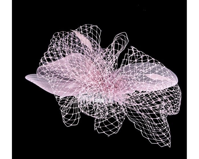 Lilac custom made cocktail hat - Image 7