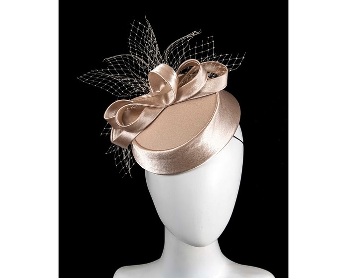 Custom made Cashew pillbox Hat by Cupids Millinery