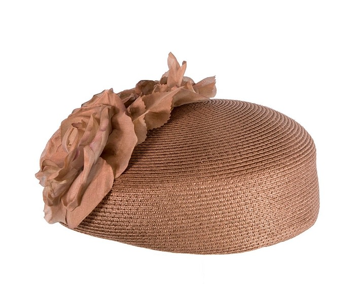 Bronze beret hat with flowers by Max Alexander - Image 5