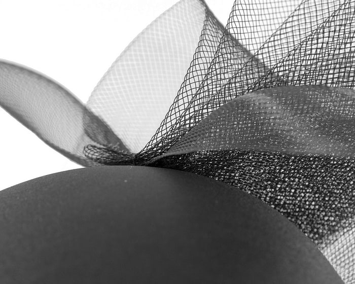 Custom made black wide brim hat by Fillies Collection - Image 5