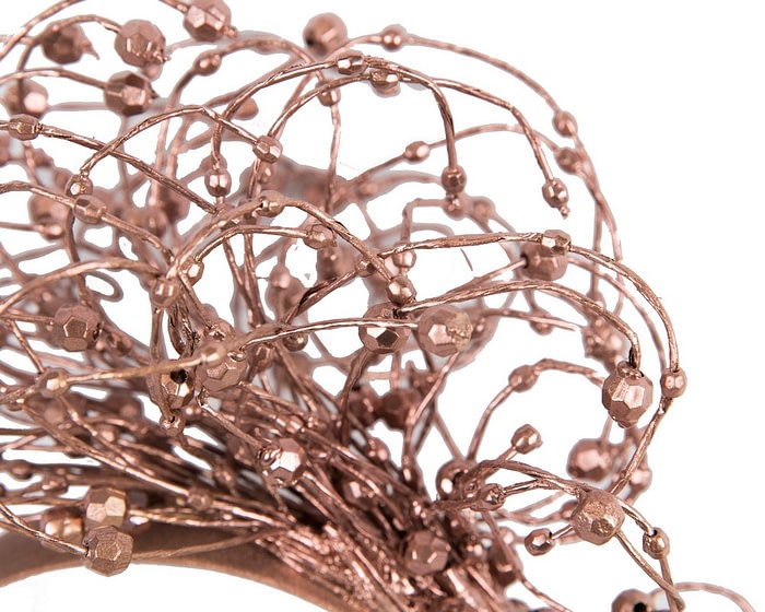 Bespoke bronze racing fascinator by Fillies Collection - Image 3