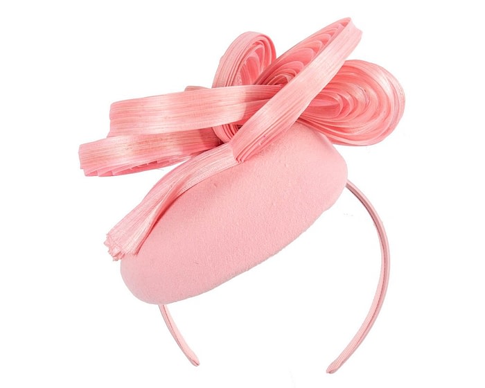 Exquisite pink winter racing fascinator by Fillies Collection - Image 6
