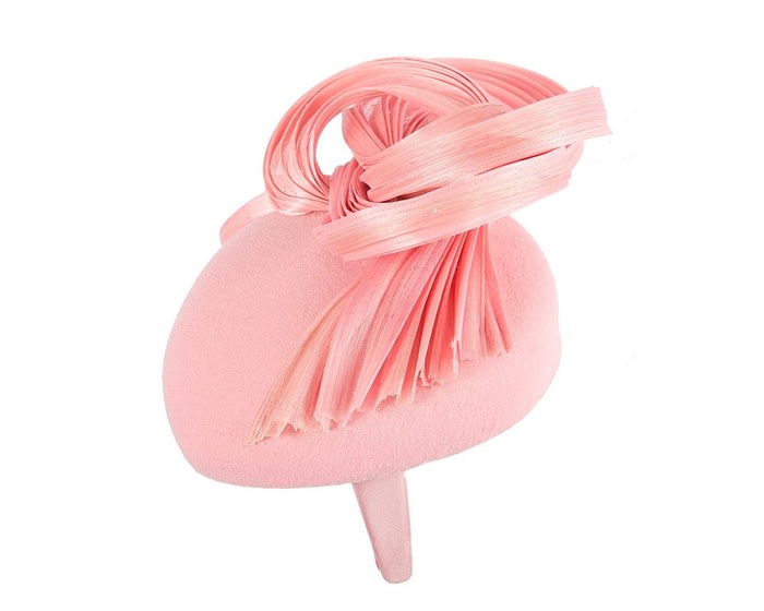 Exquisite pink winter racing fascinator by Fillies Collection - Image 3