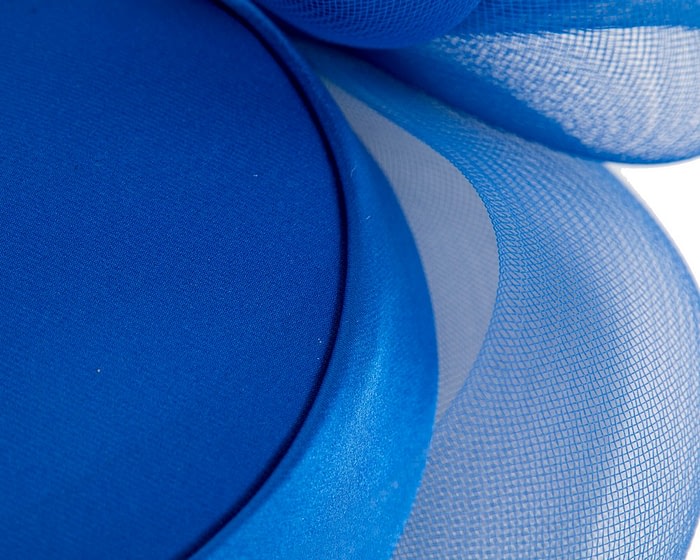 Royal Blue custom made special occasion hat by Cupids Millinery - Image 4