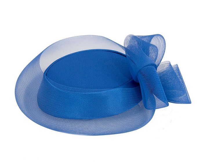 Royal Blue custom made special occasion hat by Cupids Millinery - Image 3